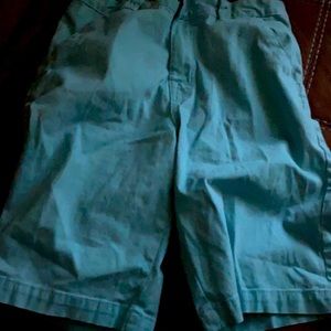 Baby-blue Denim shorts